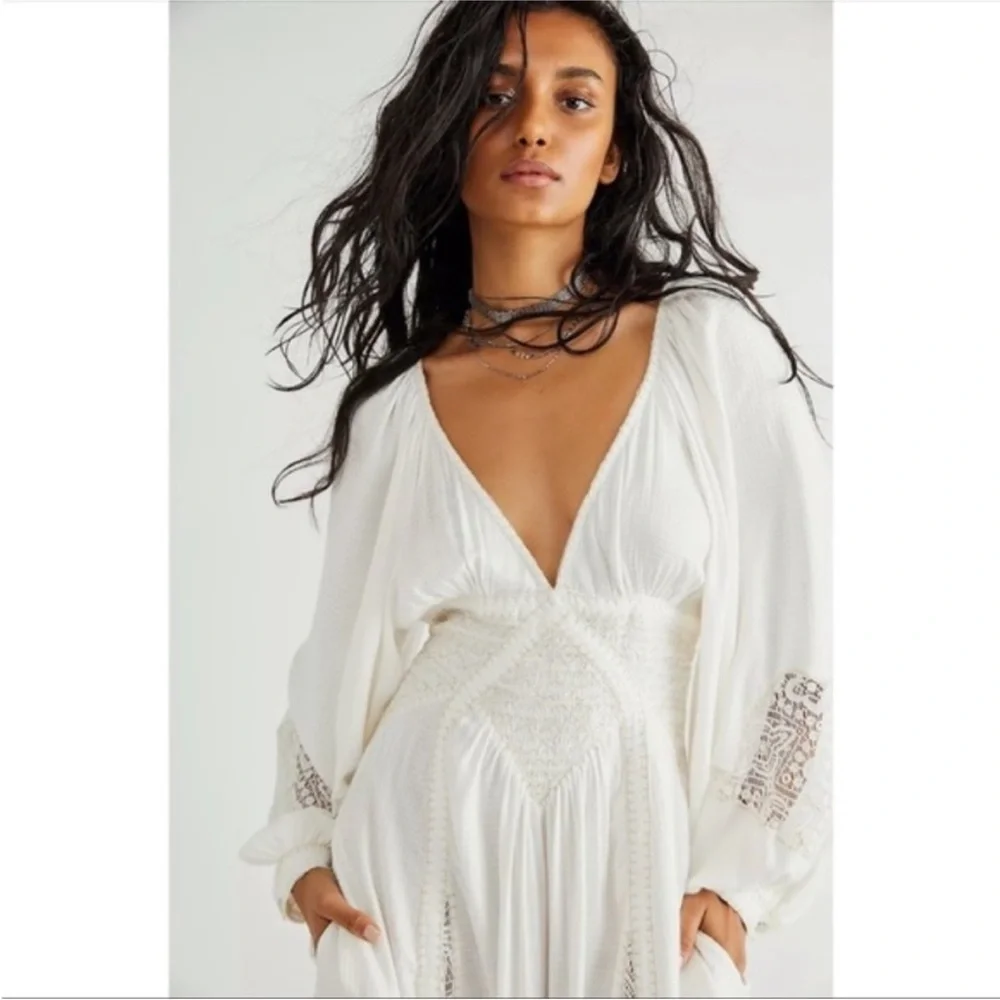 Free People Southwest Lace Maxi Dress - Picture 2 of 8